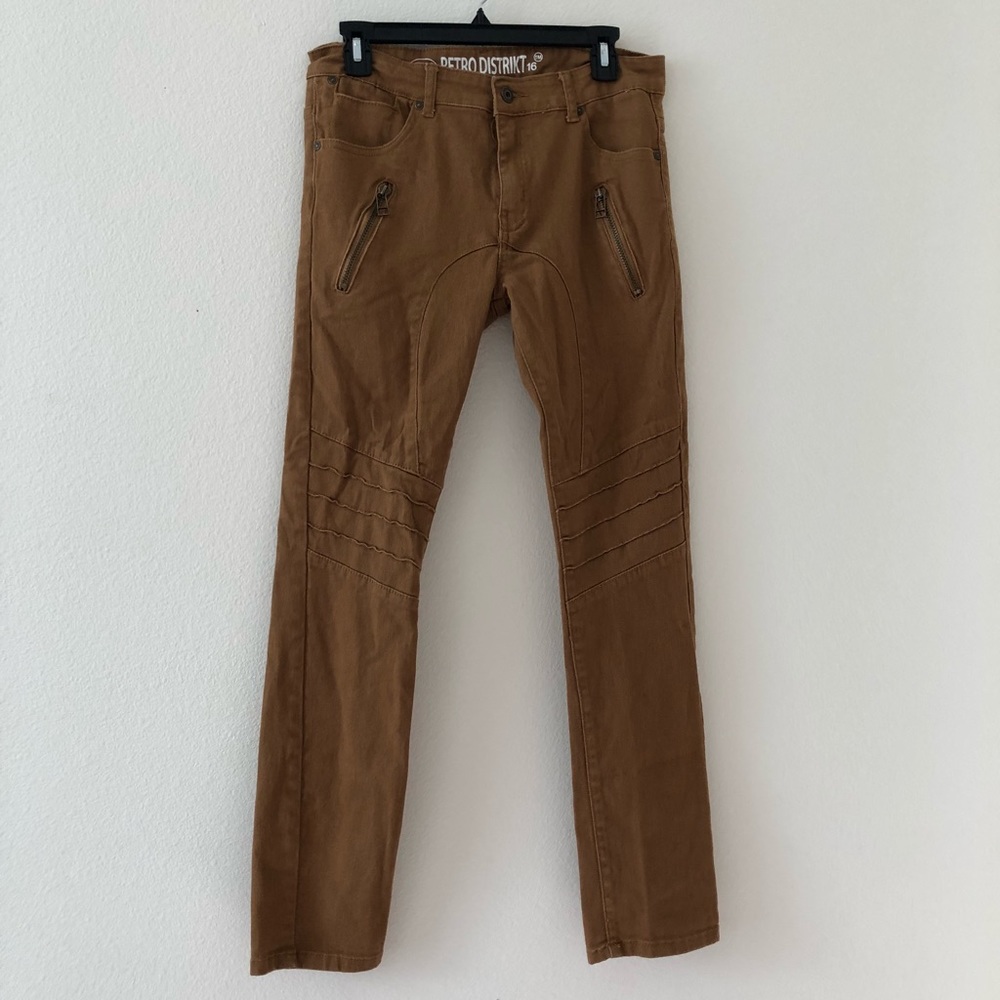 Retro Distrikt boys Moto stretch jeans size 16